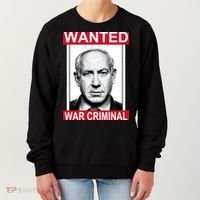 Netanyahu Parody Wanted Poster Bibi Women's Sweatshirt thumb 0
