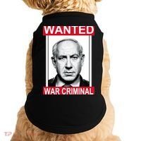 Netanyahu Parody Wanted Poster Bibi Doggie Tank thumb 0