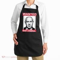 Netanyahu Parody Wanted Poster Bibi Apron thumb 2