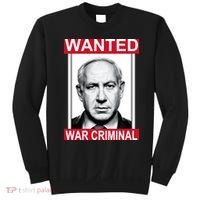 Netanyahu Parody Wanted Poster Bibi Sweatshirt thumb 0