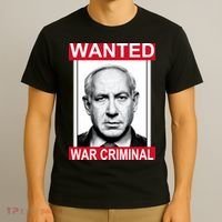 Netanyahu Parody Wanted Poster Bibi T-Shirt thumb 3