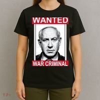 Netanyahu Parody Wanted Poster Bibi T-Shirt thumb 4