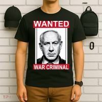 Netanyahu Parody Wanted Poster Bibi T-Shirt thumb 6