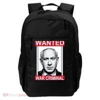 Netanyahu Parody Wanted Poster Bibi Backpack thumb 0