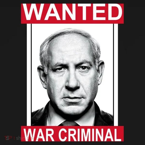 Netanyahu Parody Wanted Poster Bibi Bucket Hat