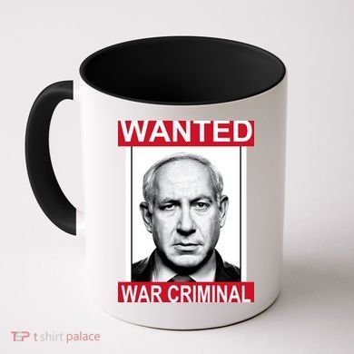 Netanyahu Parody Wanted Poster Bibi Coffee Mug