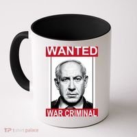 Netanyahu Parody Wanted Poster Bibi Coffee Mug thumb 0