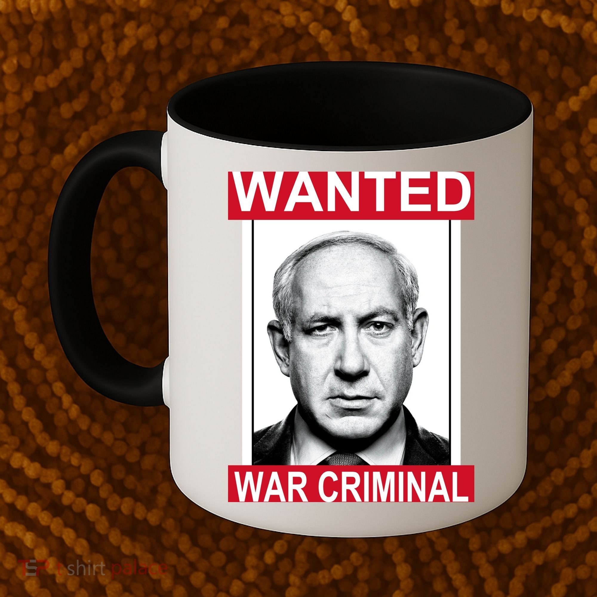 Netanyahu Parody Wanted Poster Bibi Coffee Mug
