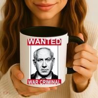 Netanyahu Parody Wanted Poster Bibi Coffee Mug thumb 3