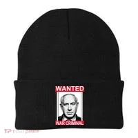 Netanyahu Parody Wanted Poster Bibi Beanie thumb 0