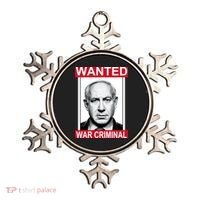 Netanyahu Parody Wanted Poster Bibi Ornament thumb 0