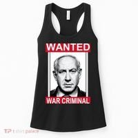Netanyahu Parody Wanted Poster Bibi Women's Tank Top thumb 0