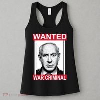Netanyahu Parody Wanted Poster Bibi Women's Tank Top thumb 3