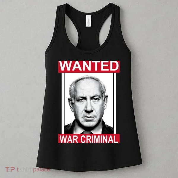 Netanyahu Parody Wanted Poster Bibi Women's Tank Top