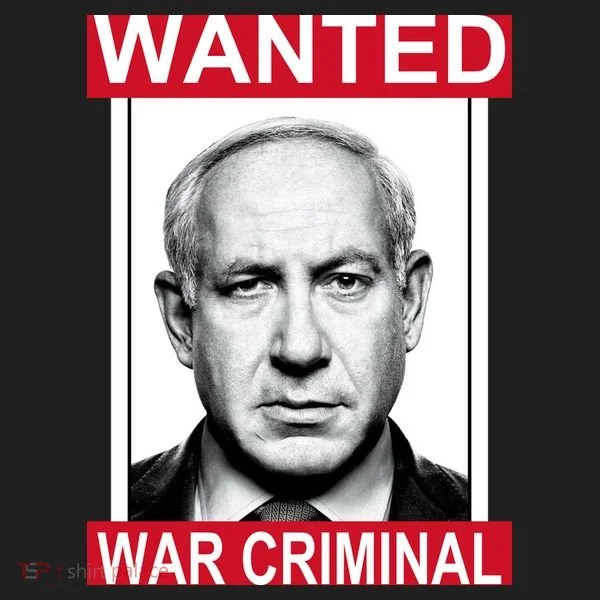 Netanyahu Parody Wanted Poster Bibi Hat