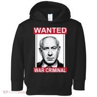 Netanyahu Parody Wanted Poster Bibi Toddler Hoodie thumb 0