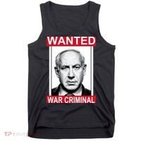 Netanyahu Parody Wanted Poster Bibi Tank Top thumb 0