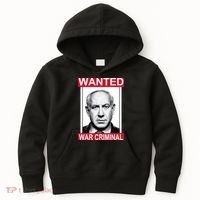 Netanyahu Parody Wanted Poster Bibi Kids Hoodie thumb 0