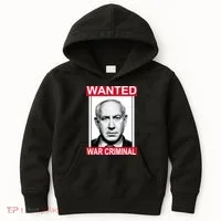 Netanyahu Parody Wanted Poster Bibi Kids Hoodie thumb 0
