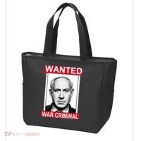 Netanyahu Parody Wanted Poster Bibi Tote Bag thumb 3