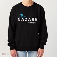 Nazare Portugal Wave Surf Surfing Surfer Women's Sweatshirt thumb 0