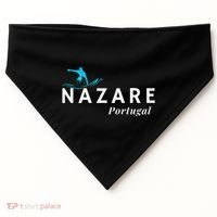 Nazare Portugal Wave Surf Surfing Surfer USA-Made Doggie Bandana thumb 0