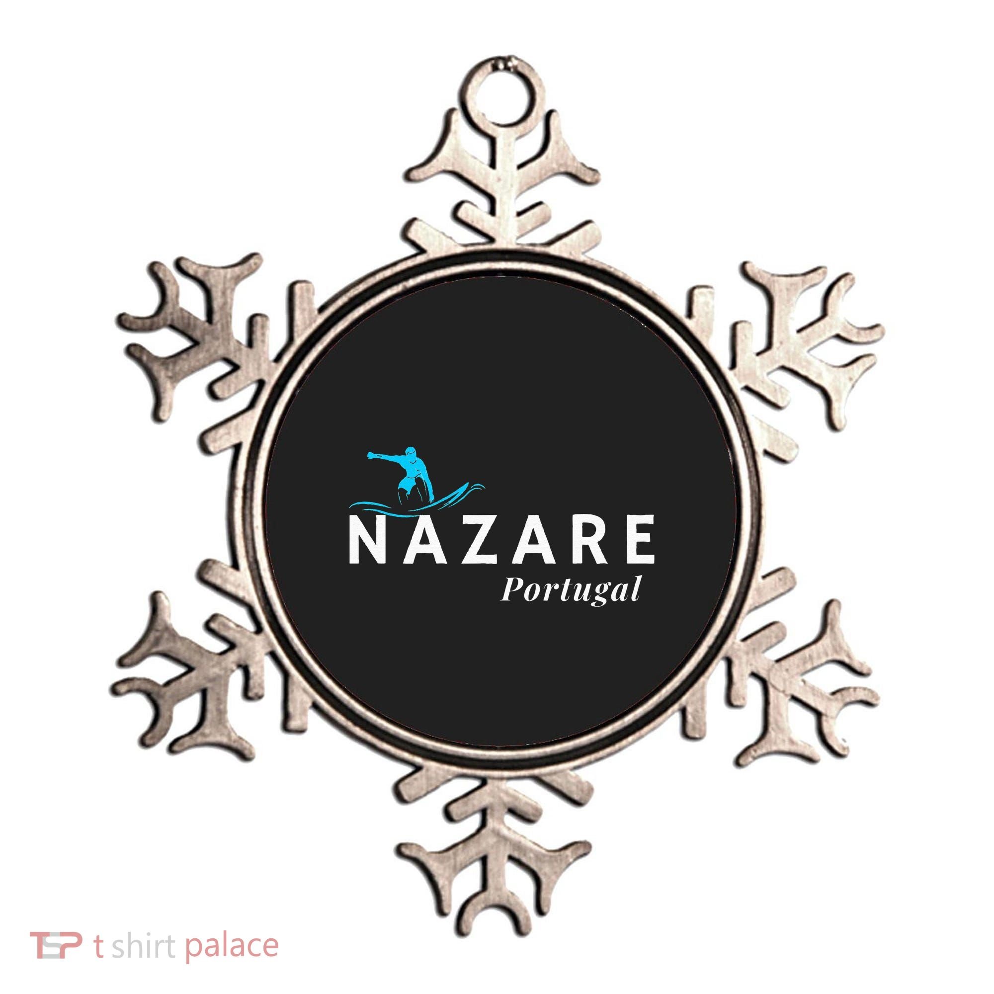 Nazare Portugal Wave Surf Surfing Surfer Ornament