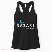 Nazare Portugal Wave Surf Surfing Surfer Women's Tank Top thumb 0