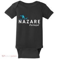 Nazare Portugal Wave Surf Surfing Surfer Baby Bodysuit thumb 0