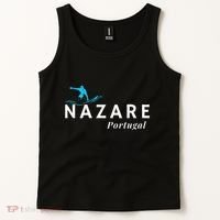 Nazare Portugal Wave Surf Surfing Surfer Tank Top thumb 2
