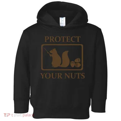New Protect Your Nuts Toddler Hoodie