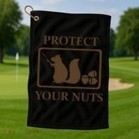 New Protect Your Nuts Golf Towel thumb 1