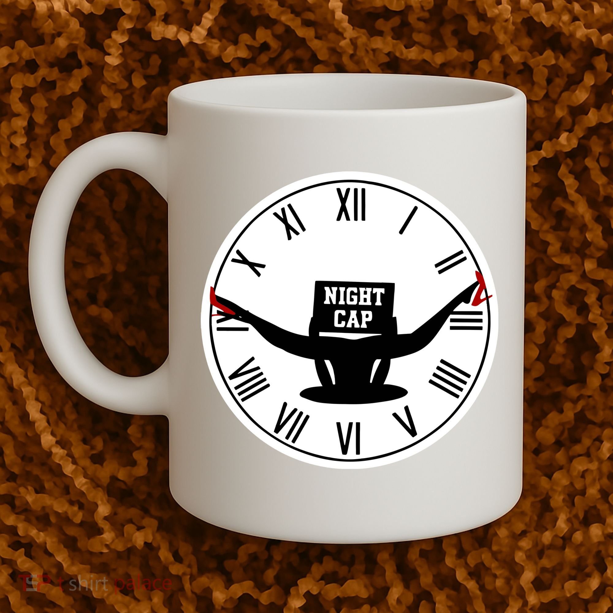 Nightcap Quarter To Three Coffee Mug