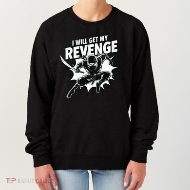Ninja Revenge Comic Action Women's Sweatshirt