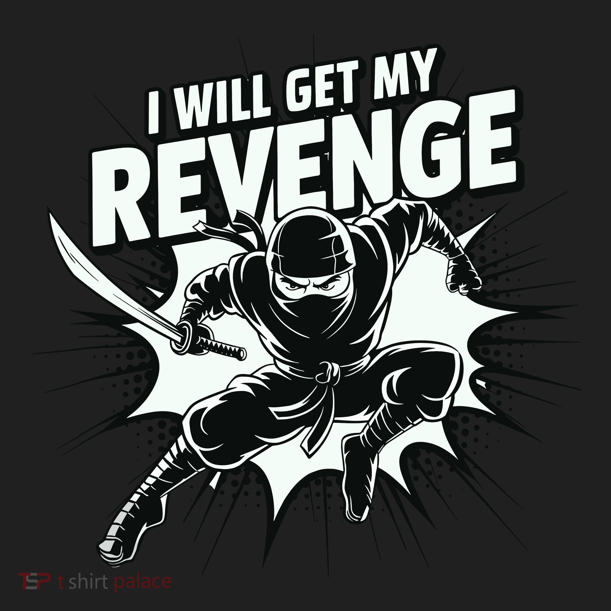 Ninja Revenge Comic Action Women's Sweatshirt