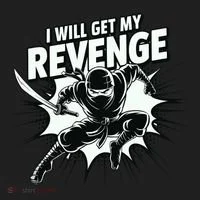 Ninja Revenge Comic Action Women's Sweatshirt thumb 2