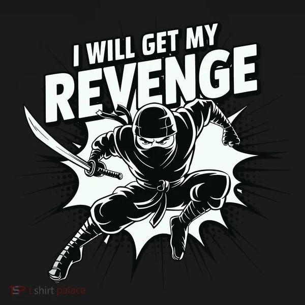 Ninja Revenge Comic Action Women's Hoodie