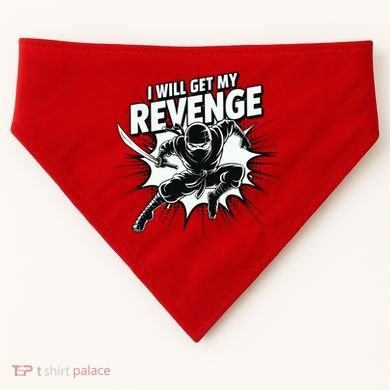 Ninja Revenge Comic Action USA-Made Doggie Bandana