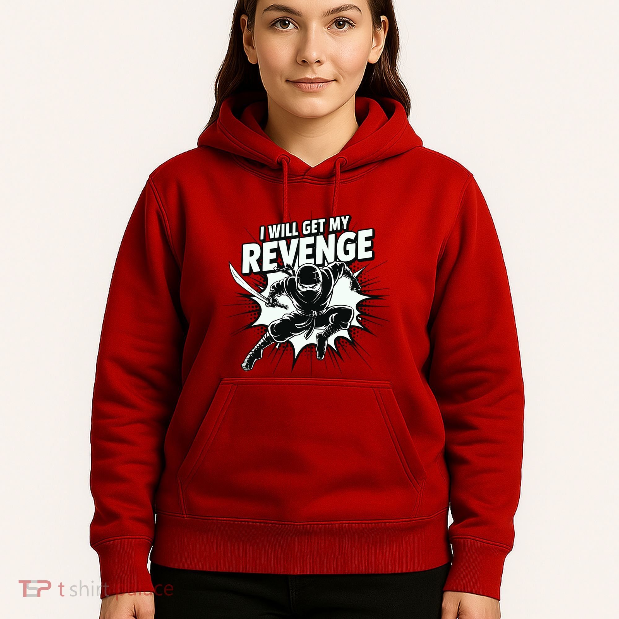 Ninja Revenge Comic Action Hoodie