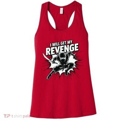 Ninja Revenge Comic Action Women's Tank Top