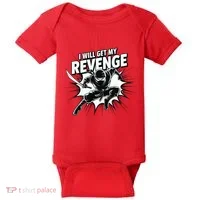 Ninja Revenge Comic Action Baby Bodysuit thumb 0