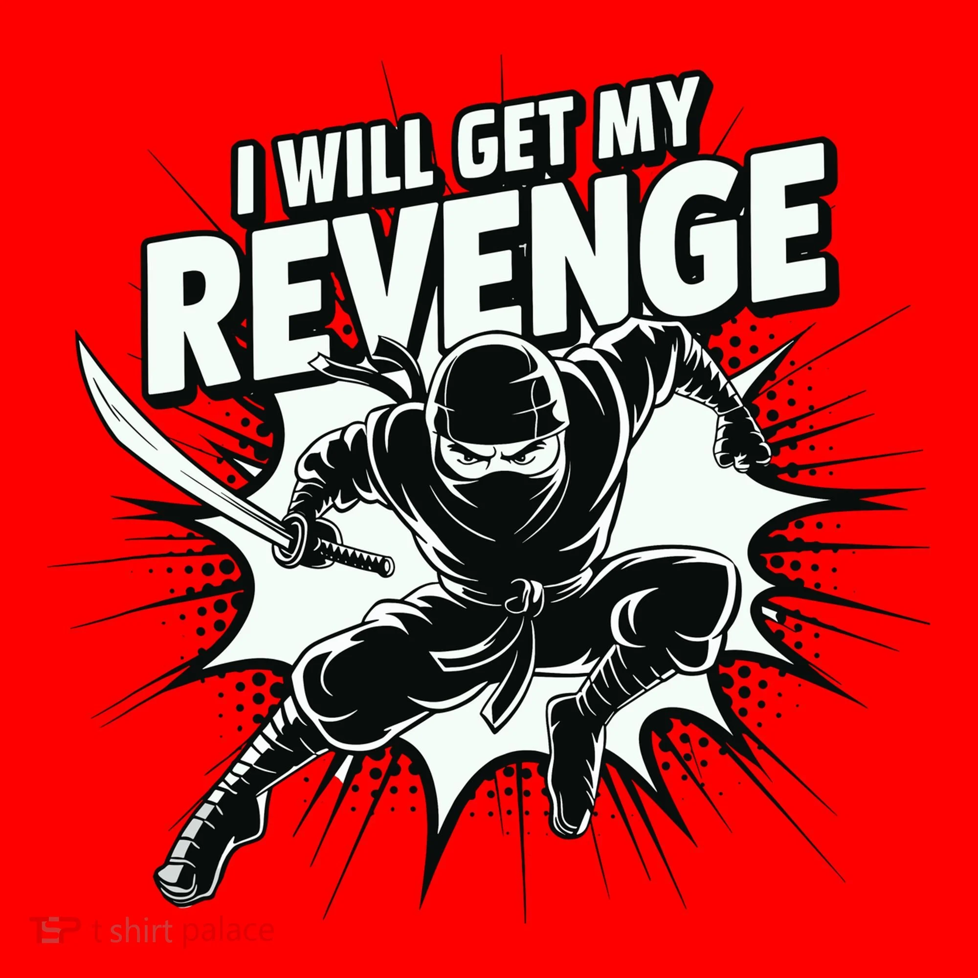 Ninja Revenge Comic Action Toddler T-Shirt
