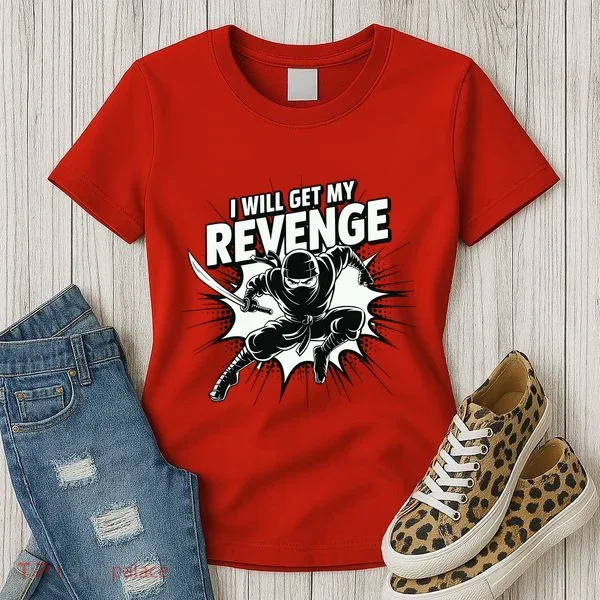 Ninja Revenge Comic Action Women's T-Shirt