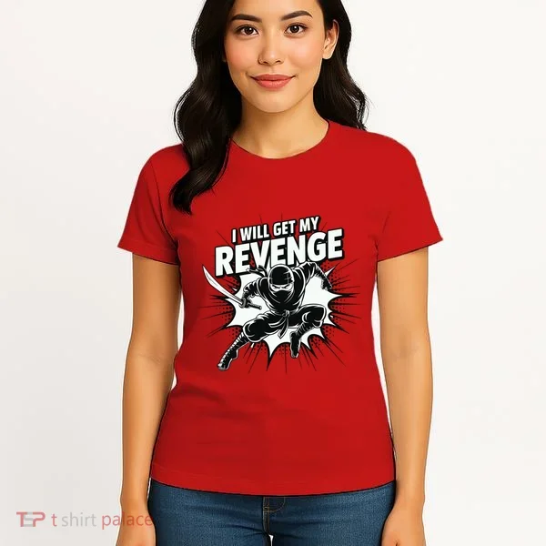 Ninja Revenge Comic Action Women's T-Shirt