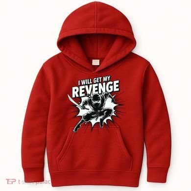 Ninja Revenge Comic Action Kids Hoodie