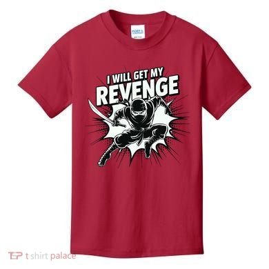 Ninja Revenge Comic Action Kids T-Shirt