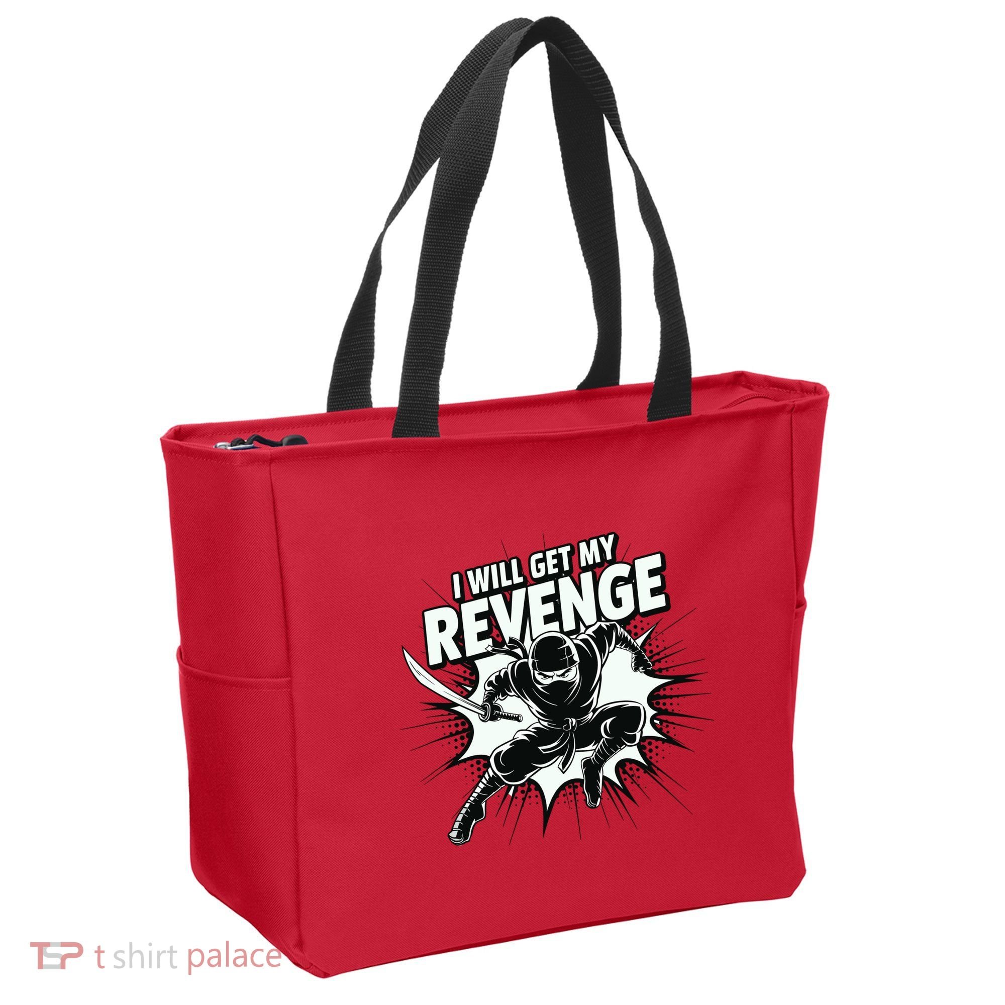 Ninja Revenge Comic Action Tote Bag