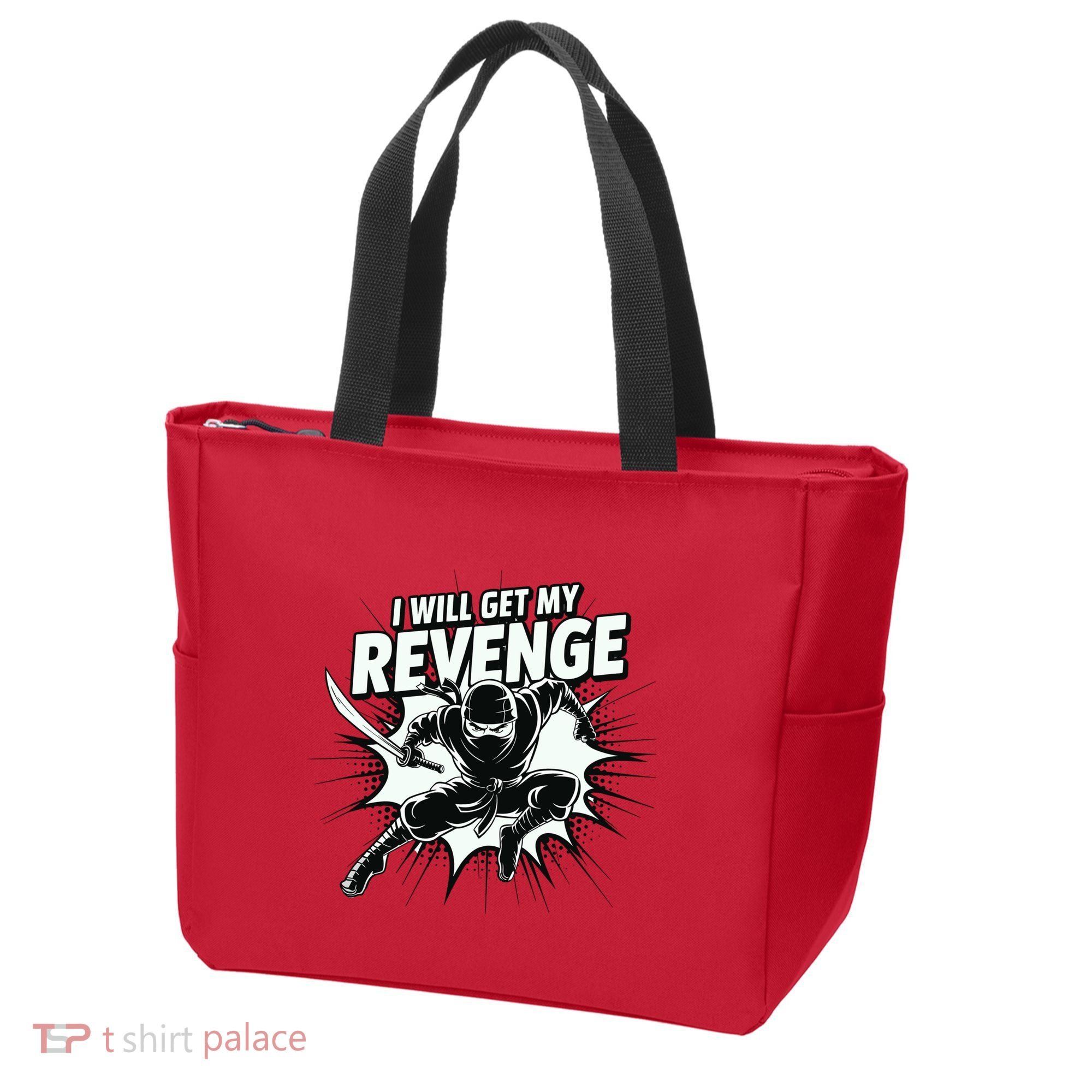 Ninja Revenge Comic Action Tote Bag