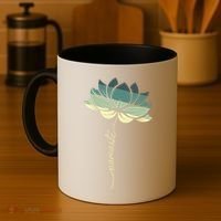 Namaste Rainbow Dala Flower Meditation Yoga Gift Coffee Mug thumb 4