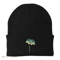 Namaste Rainbow Dala Flower Meditation Yoga Gift Beanie thumb 0